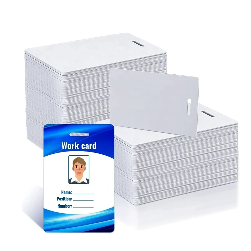 Высококачественная RFID с чипом белых карт для быстрой проверки решений контроля доступа