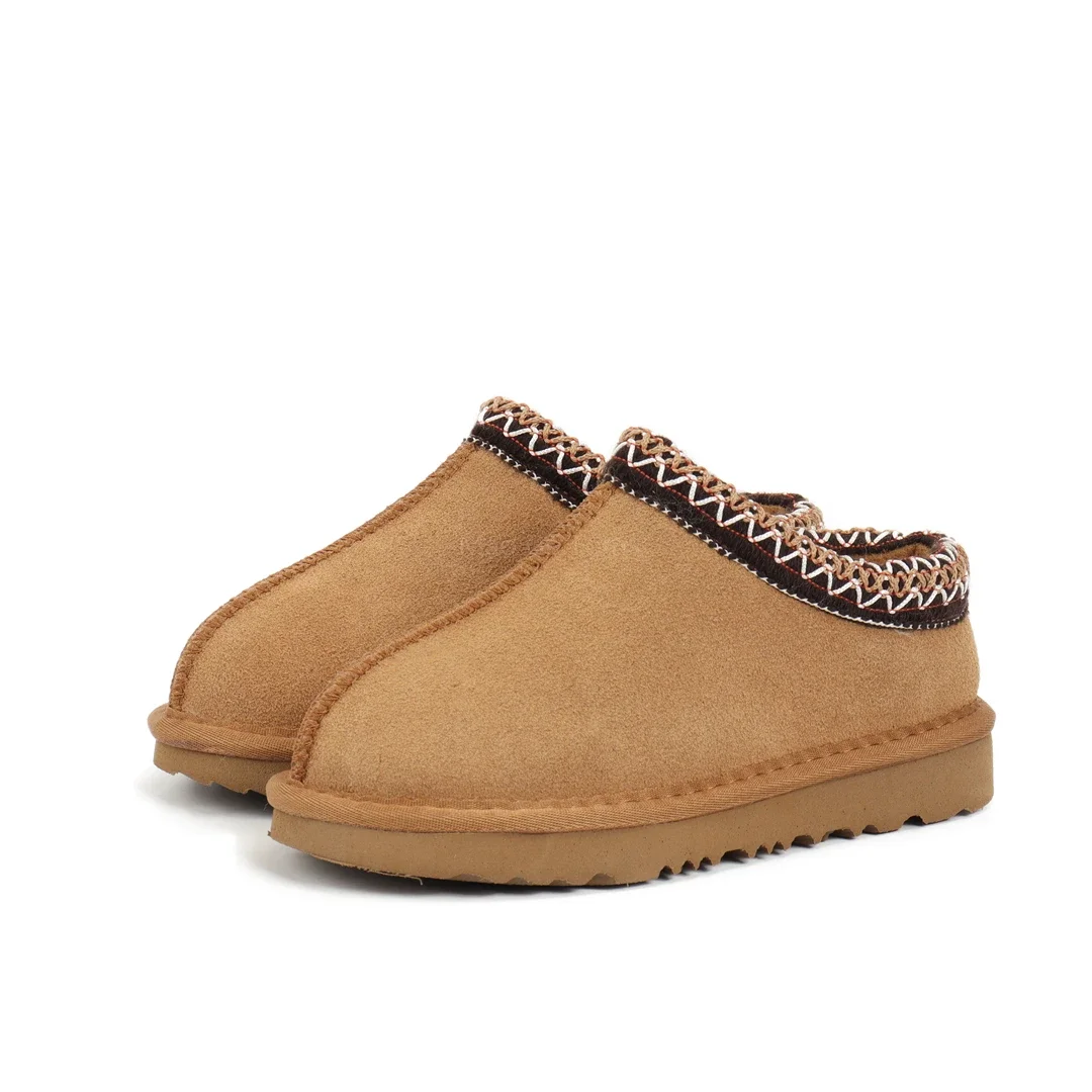 Winter Warm Thick Short Top Snow Boots for Boys Girls One-Step Stepping with Slip-On Closure Thermal Anti-Slippery Features