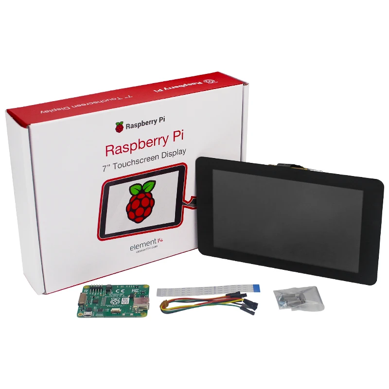 Original Raspberry Pi Official 7 inch Touchscreen Display 800x480 HD 24-bit Color LCD DSI Connect for raspberry pi 4B/3B+/Zero