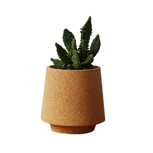 Mini White Ceramic Flower Pot 2 Inch Indoor Green Europe Style Time  Modern VASE Floor Garden Plant Small Kits cork flower pot