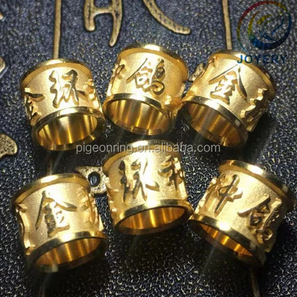 High quality Special breeding pigeon ring Gold pigeon rings bird bands