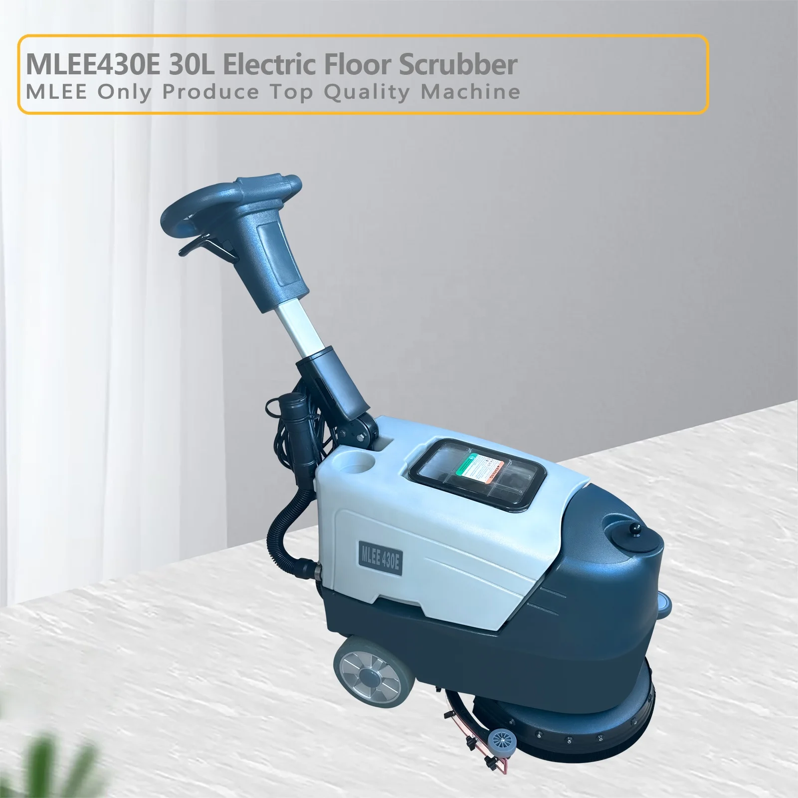 MLEE430E Electric Floor Scrubber Dryer 17 inch Marble Tile Automatic Walk Behind Floor Scrubber