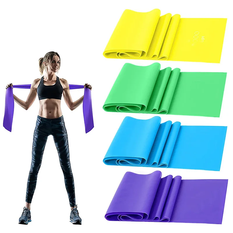 Exercise Workout Recovery Yoga Pilates Workout fitness Elastic Custom logo TPE resistance band