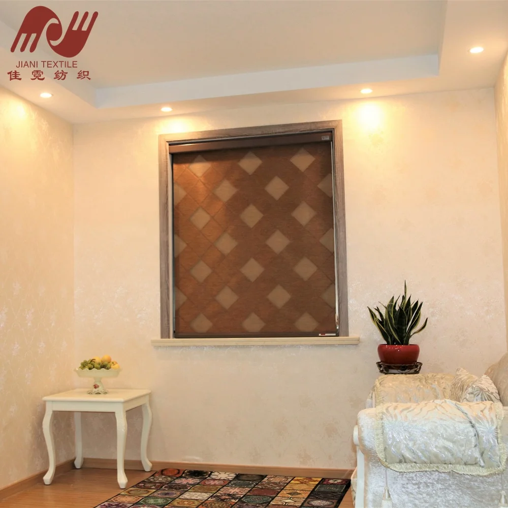 
cheap office blackout window one way vision zebra roller blinds fabric for home decor 