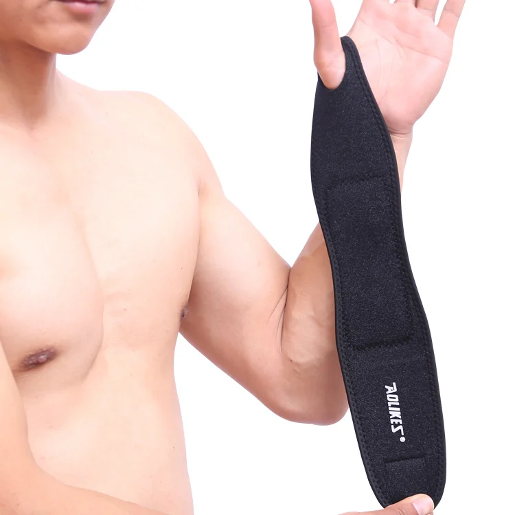 Aolikes Neoprene Adjustable Compression Wrist Support Guard fit both hands for Fitness, Weightlifting With Magnetite