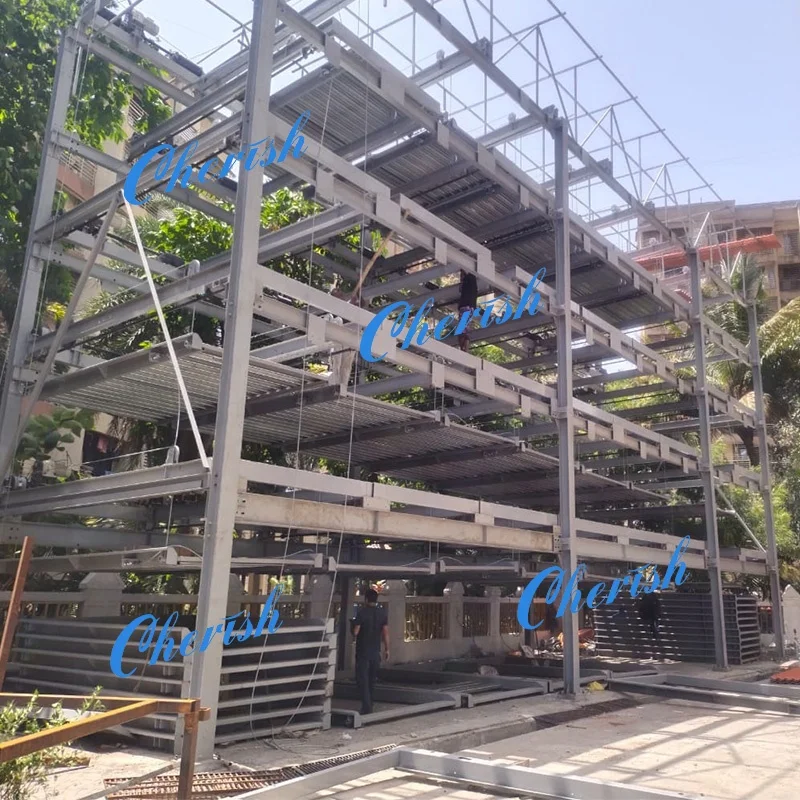 good quality parking lift vertical parking system car lift puzzle