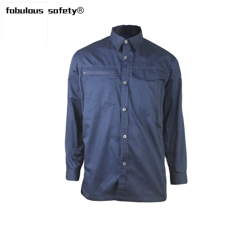 Button Up Mens 4.5 oz Aramid iiia Long Sleeve Shirt