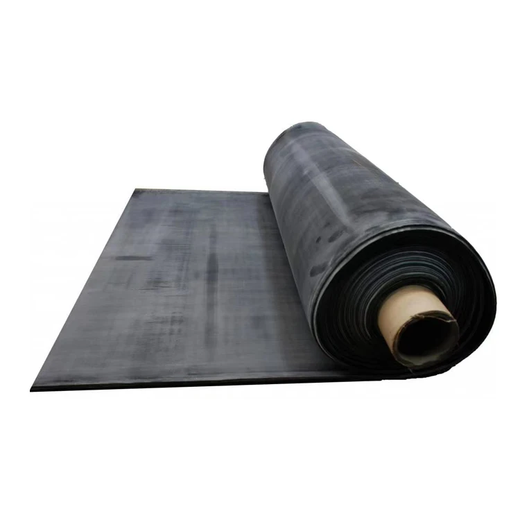 Black color smooth surface EPDM rubber roofing