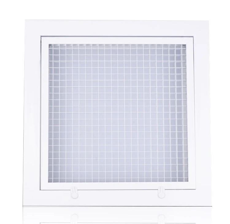 Cube Core Eggcrate Return Air Grille - Aluminum