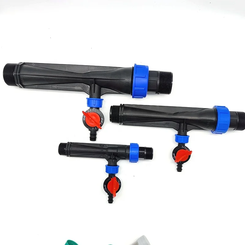 Hot selling vacuum fertigation venturi 1' Venturi Fertilizer Injector with great price