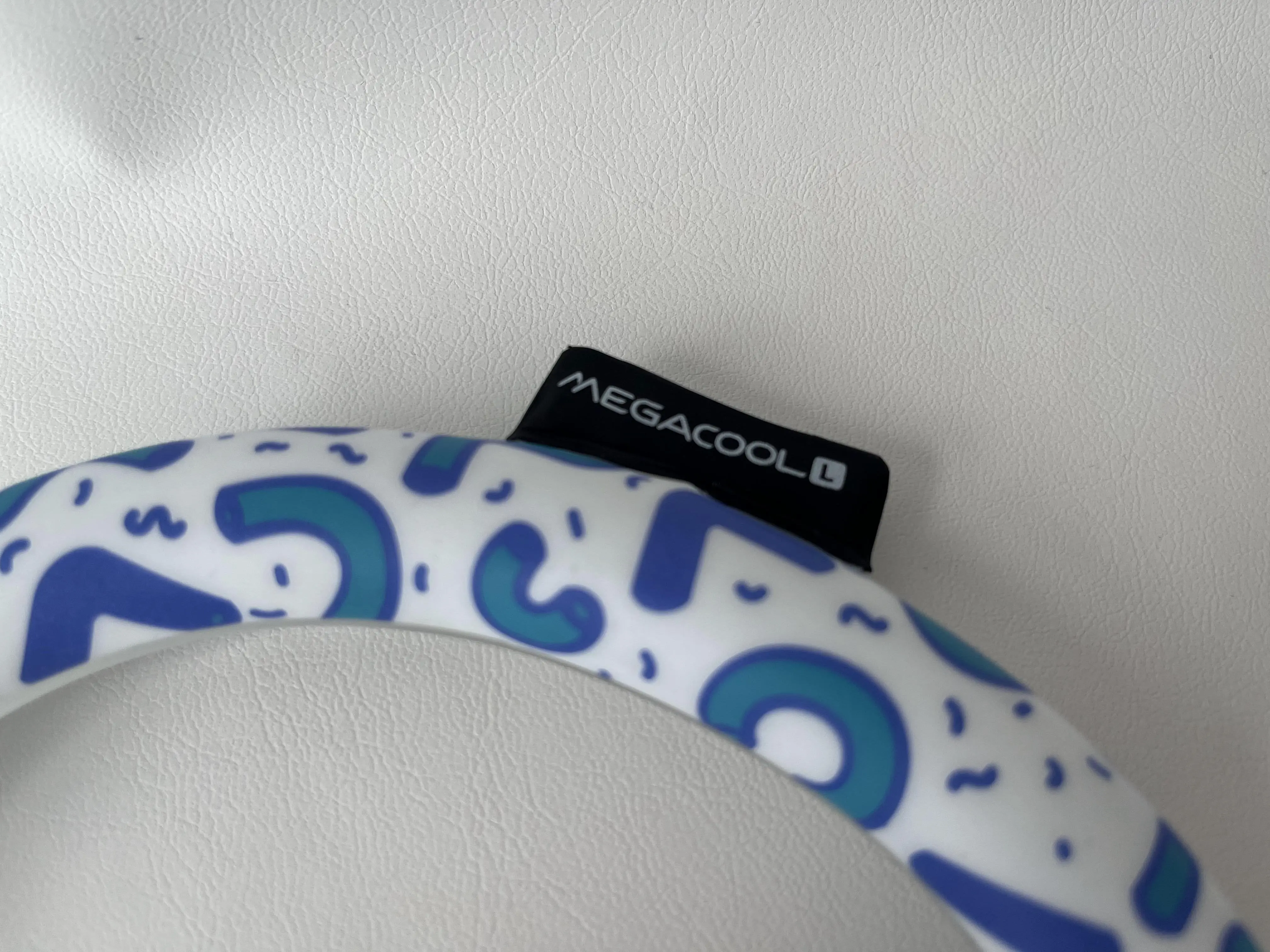 New Custom 2022 Ice Neck Blue Pattern Band Freezable Cooling Neck Band Neck Cooling Ring Protects children from heat stroke