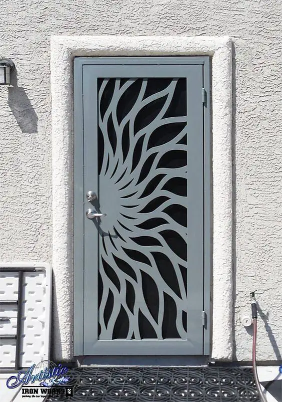 Remote Control Electric Fence Gate Handle Main Colour 1.5m Pet Swing Gate Motor Folding Iron Turnstile Gate