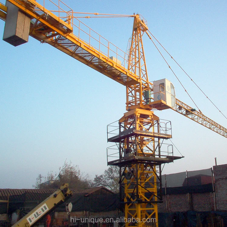 Portable Small Tower Crane QTZ80 High Tower Crane for Sale