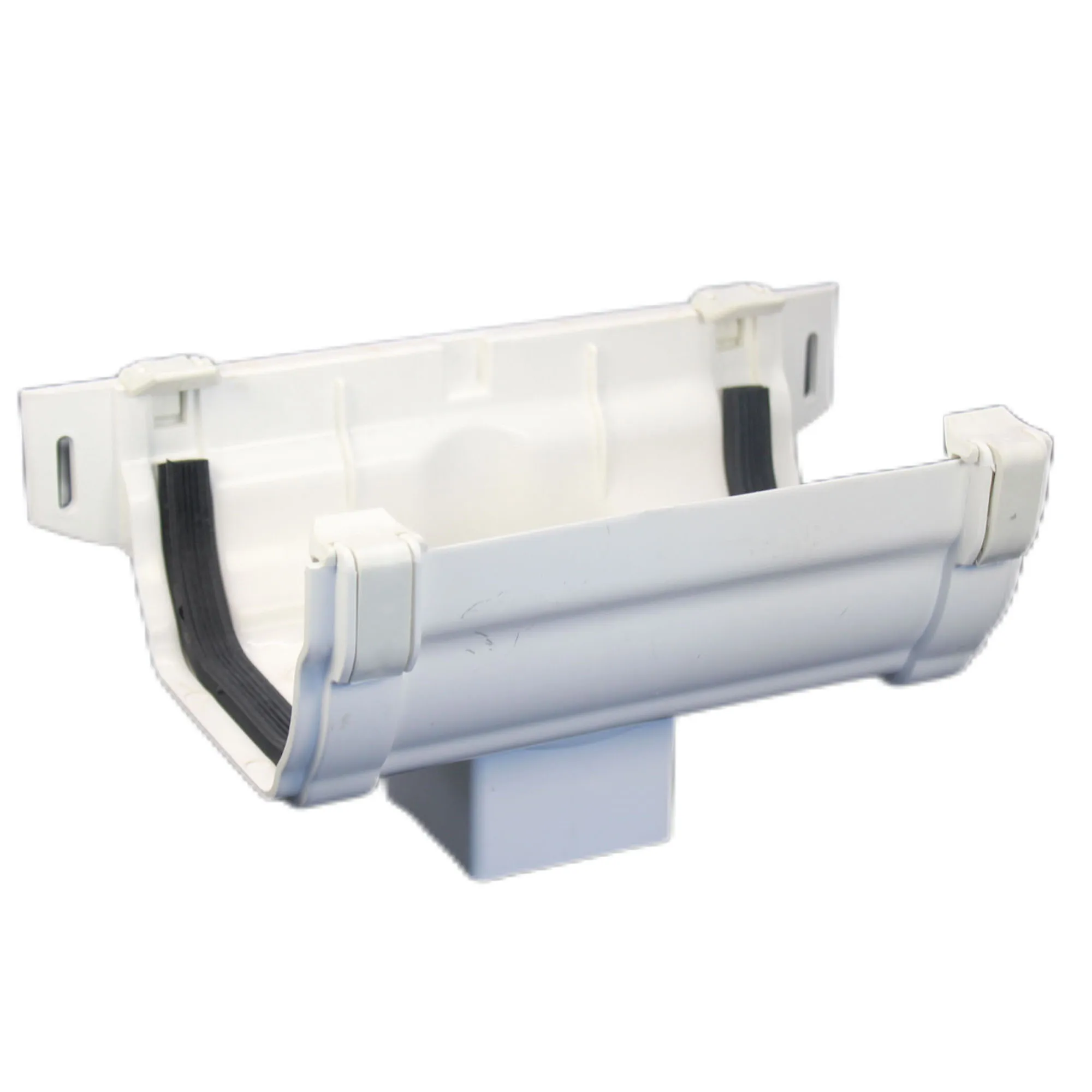 Горячая продажа ПВХ водосточный желоб 5 0 дюймов капля наружный для дождя