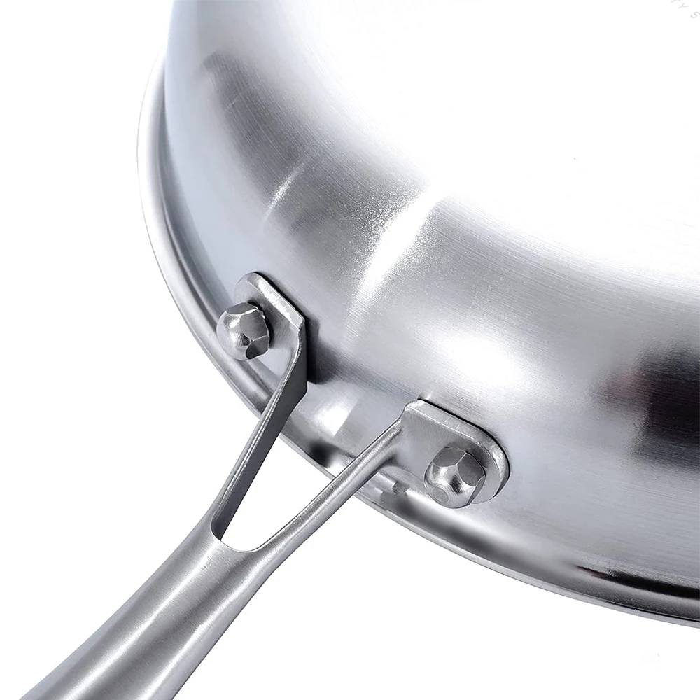 EXW Price Multifunctional  Frying  Pan Stainless Steel Sauce Pan Non-stick Sauce Pan Cooking ware Tools