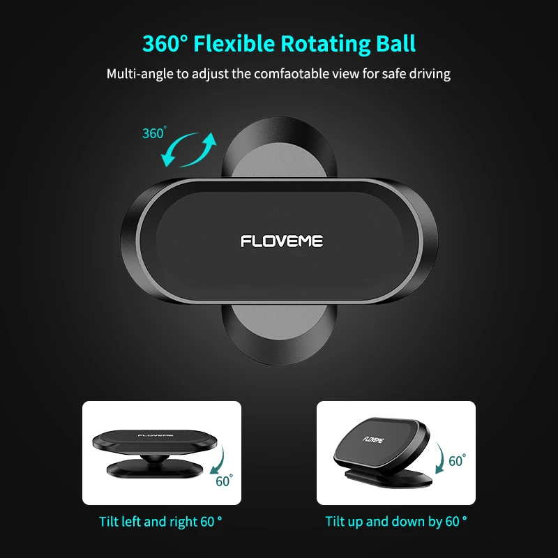 Универсальные аксессуары для телефона держатель для смартфона на 360 градусов Магнитный держатель для телефона Автомобильный держатель для сотового телефона