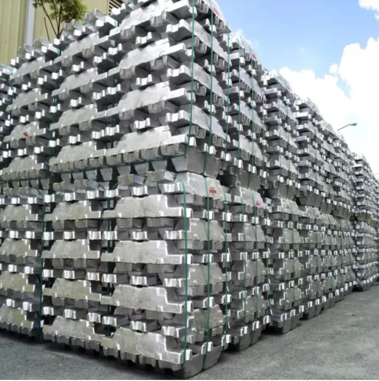 Aluminum ingot manufacturers wholesale A7aluminum ingots 99.9 and A8 99.85% aluminum alloy ingots