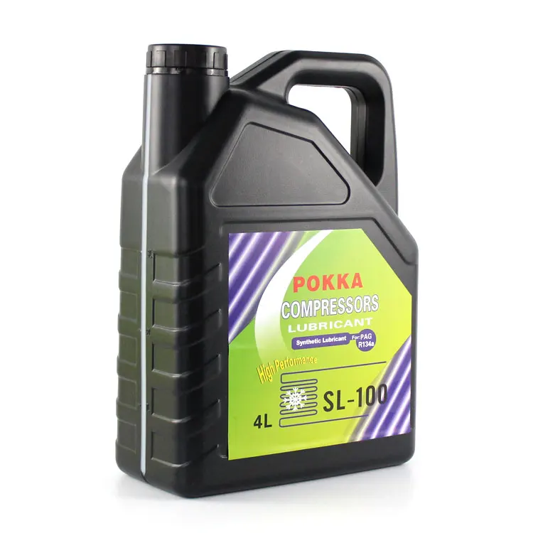 POKKA 4L Refrigerant Agent Automobile Wholesale Refrigeration Lubricant Oil Portable Refrigerant R134A