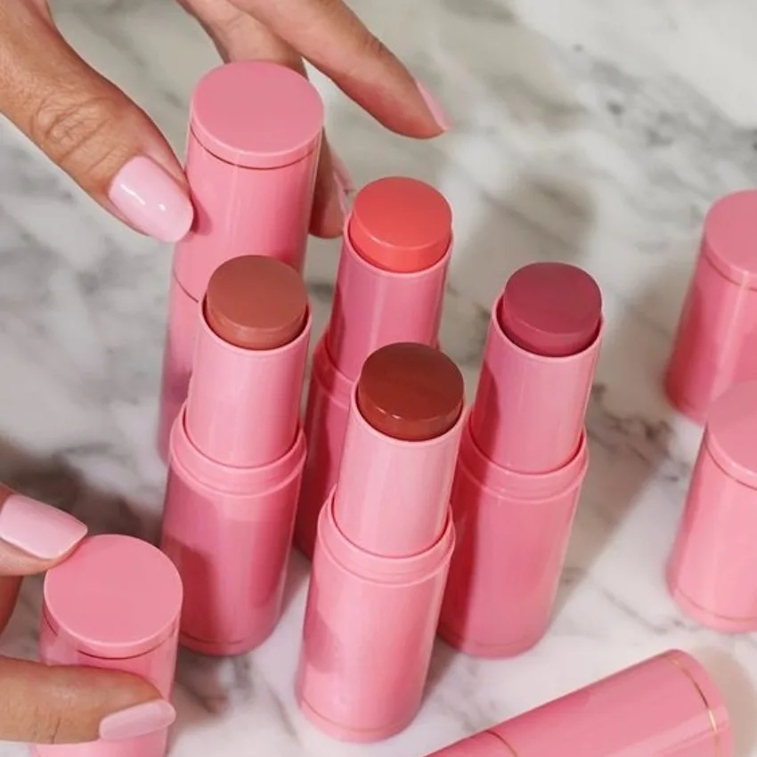 OEM Two Color Blush Stick Wholesale Makeup Pat McGrath Labs Blush Brush High Pigment Natural Private Label Pink Cheek Blusher