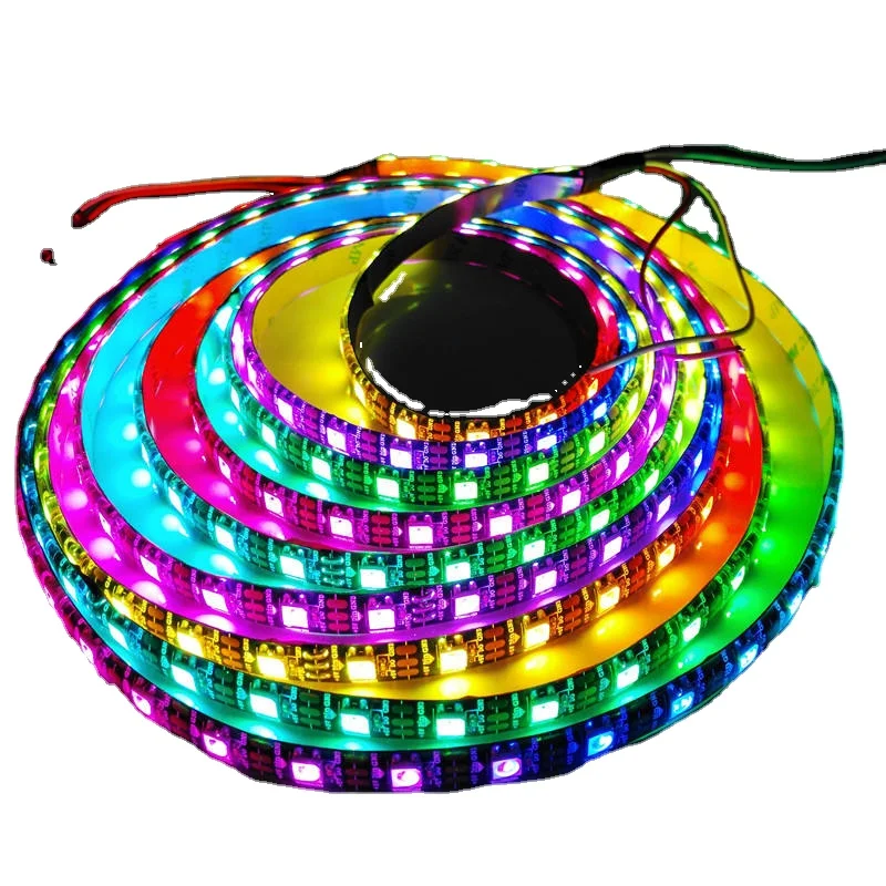 Лидер продаж SMD5050 RGB-30LEDs 30 светодиодов 5 В/12 В/24 В RGB Светодиодные полосы света