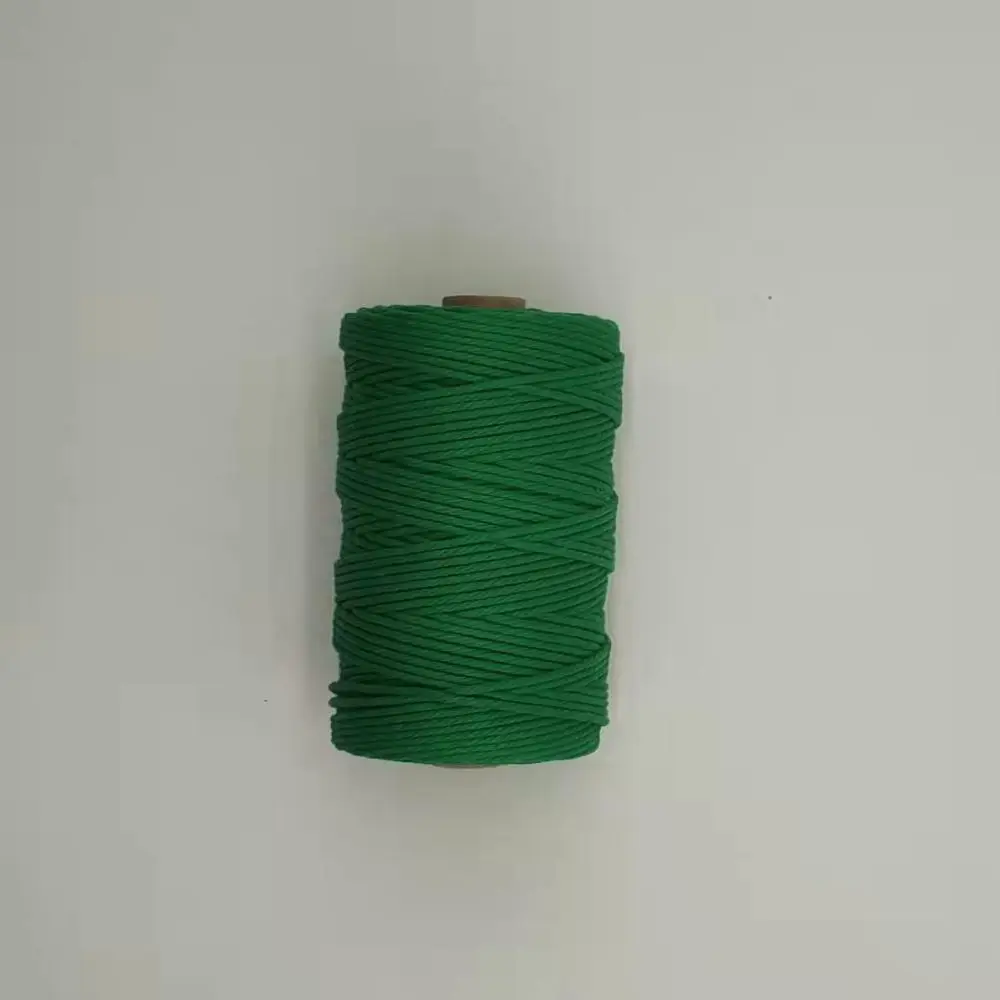 Emerald green 3mm macrame cotton rope 3 strand cotton rope cotton rope for sale