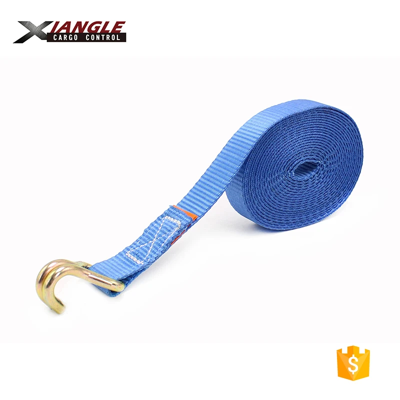 1inch polyester cargo motorcycle ratchet tie down straps with D ring tie down truck ratchet straps pallet lashing strap