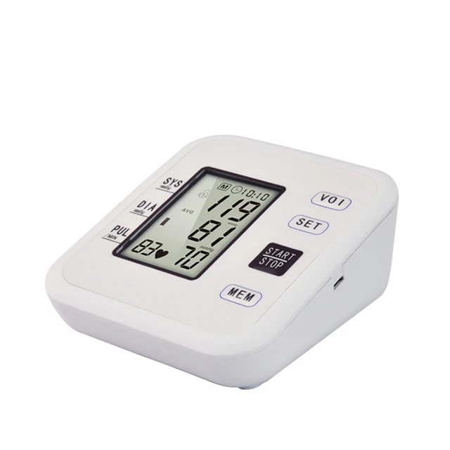 
Hot sales infant bp machine automatic talking clock alarm with fuzzy logic digital manual blood pressure monitor 