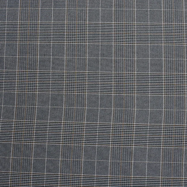 High-end suit fabric yarn-dyed plaid viscose polyamide elastane fabric