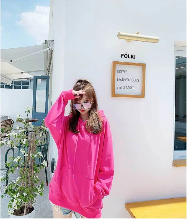Wholesale custom Logo Women Hoodies 2021 100% Cotton Pullover Plain Hoodie Sweatshirt Fitness Gym Sportswear