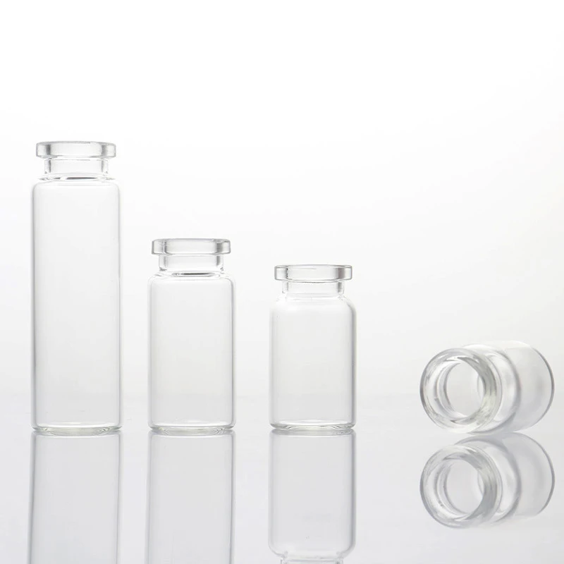 Wholesale stock pharmacy peptides glass vials 24x45mm 22x50mm vials 10ml for injection