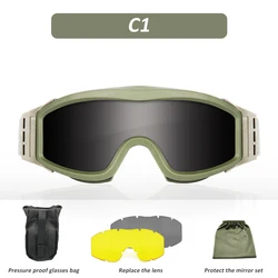 High Quality Anti Fog Tactical Glasses Military Bullet Blocking Lens Military Tactical Sun Glasses Military Glasses Tactical