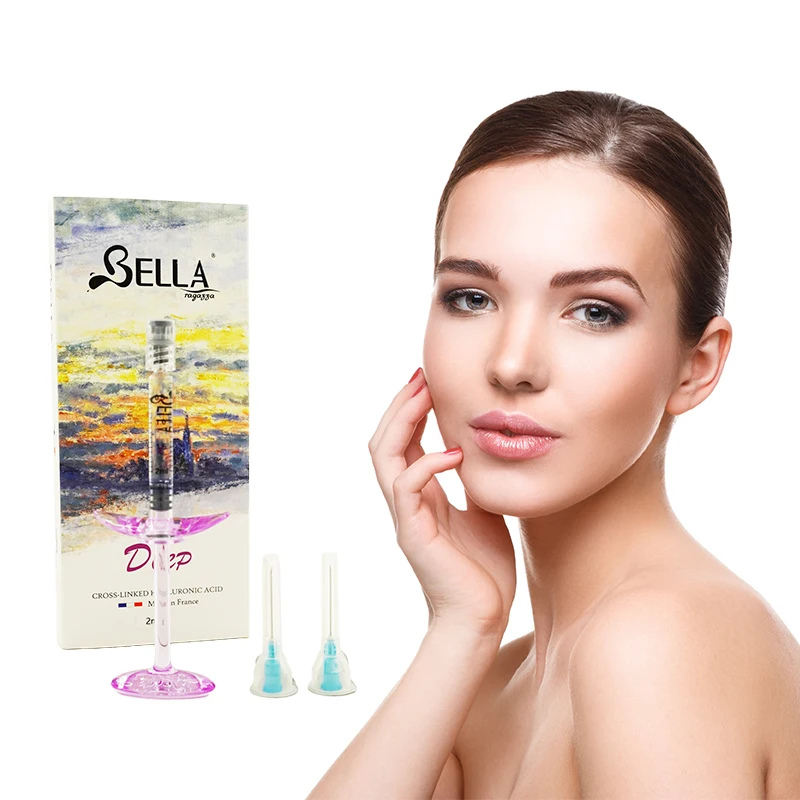 Bella Cross Linked Hyaluronic Acid Gel For Lip Enhancement Dermal Filler Deep 1ml