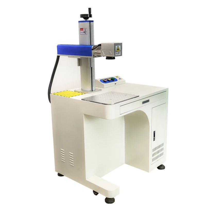 20w 30w 50w Fiber Laser Marking Machine For Engraving Metal Stainless Steel Aluminum Copper Plastic Gold Silver Ring