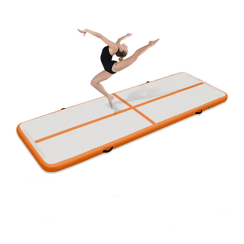 Wholesale folding tumbling tumble track cheap air track inflatable gymnastics mat for exercise