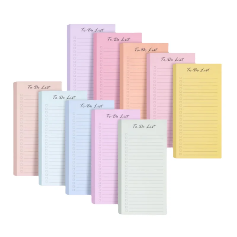 Macaroon-Coloured Self-Adhesive Note Book Cute Student Style Horizontal Line Notepad Paper Memo Small Notebook