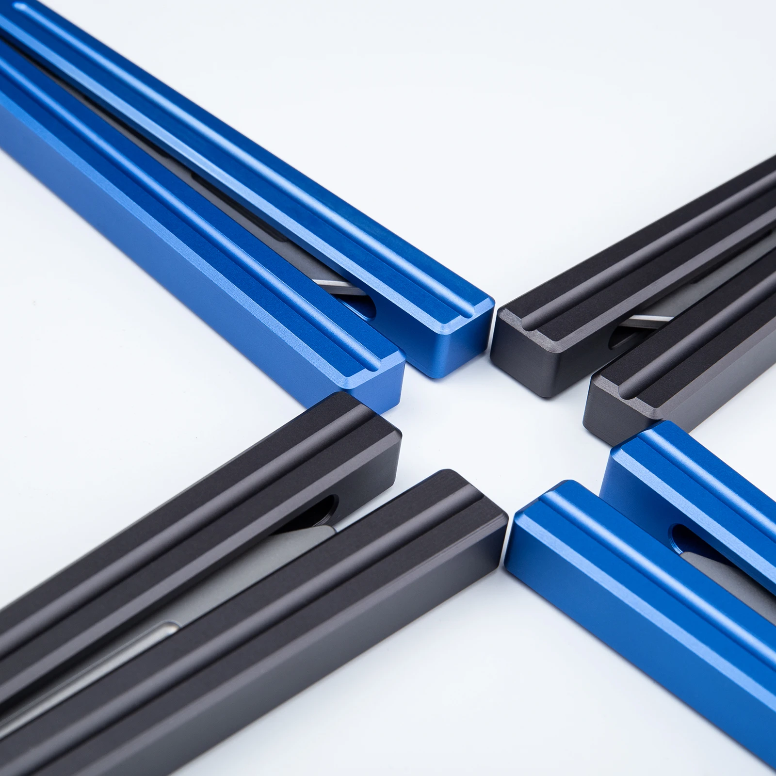 Aluminum alloy folding training knife novice testing tool Multi color outdoor training tool