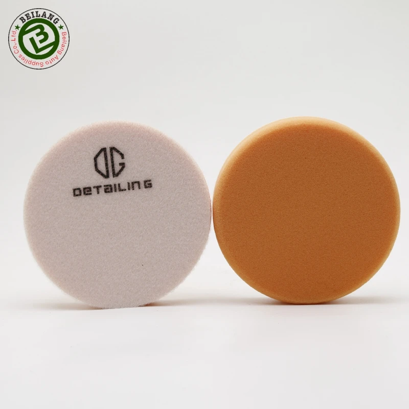 6' Car Polishing pad Orange Buffer Car Polishing Flat Foam Polishing pads