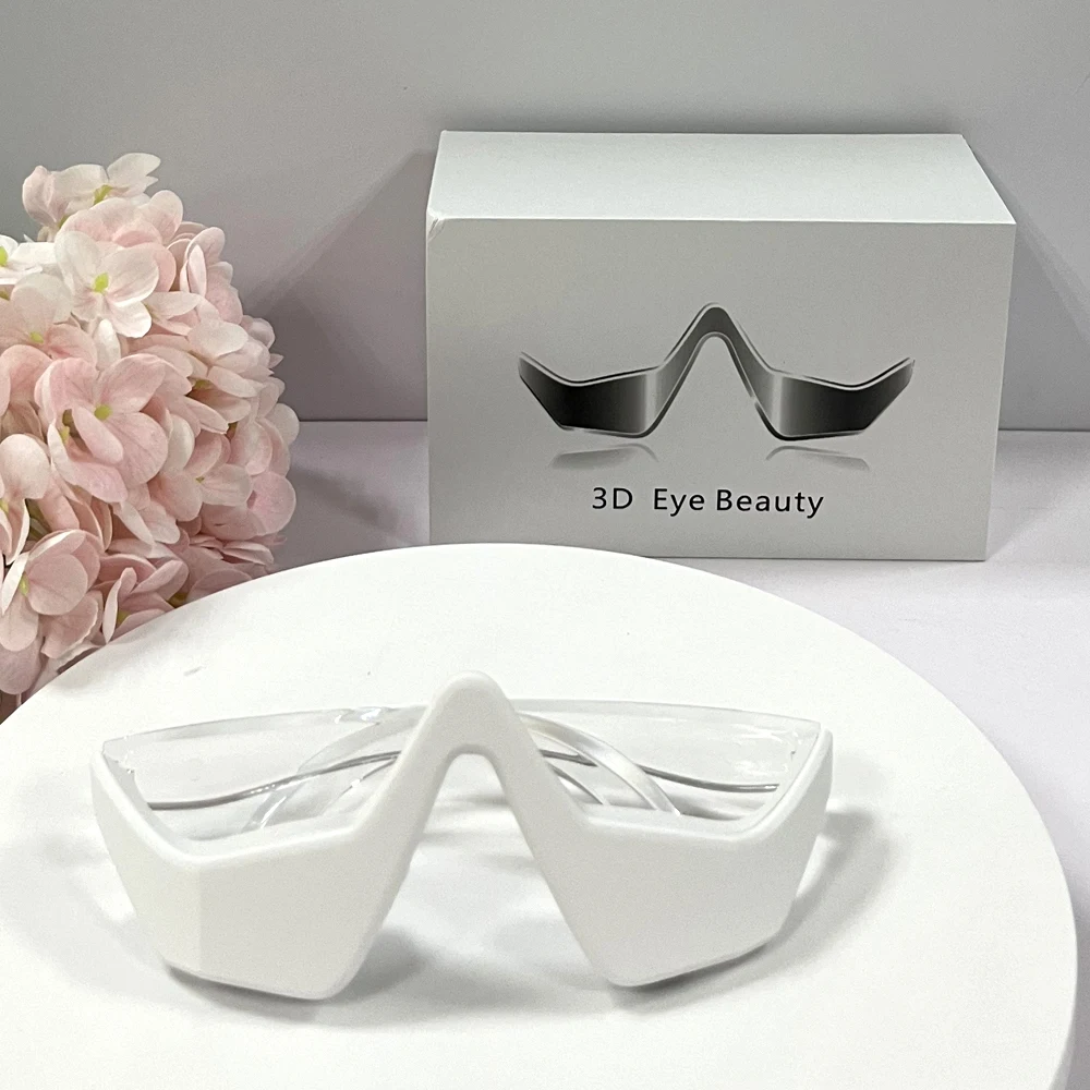 3d Eye Vibration Led Red Light Therapy Device Anti-aging Micro-current Ems Eye Massager For Eye Wrinkle Dark Circle Removal