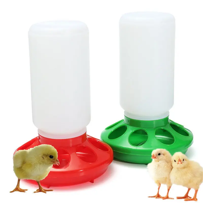 Broiler Feeder Poultry Houses Plastic Feeder Chicken Chick Feeder 1kg Feed Hanging Bucket For Sale