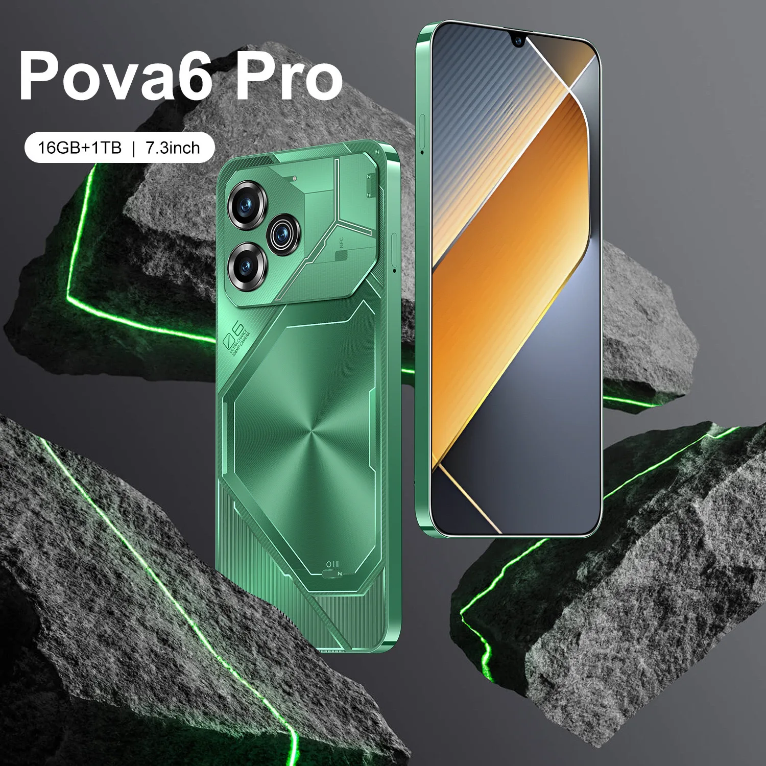 C Pova 6 Pro 4G/5G High end Large Screen New 6GB+128GB Smartphone Android Phone Manufacturer Direct Sales Low Price Hot Sale