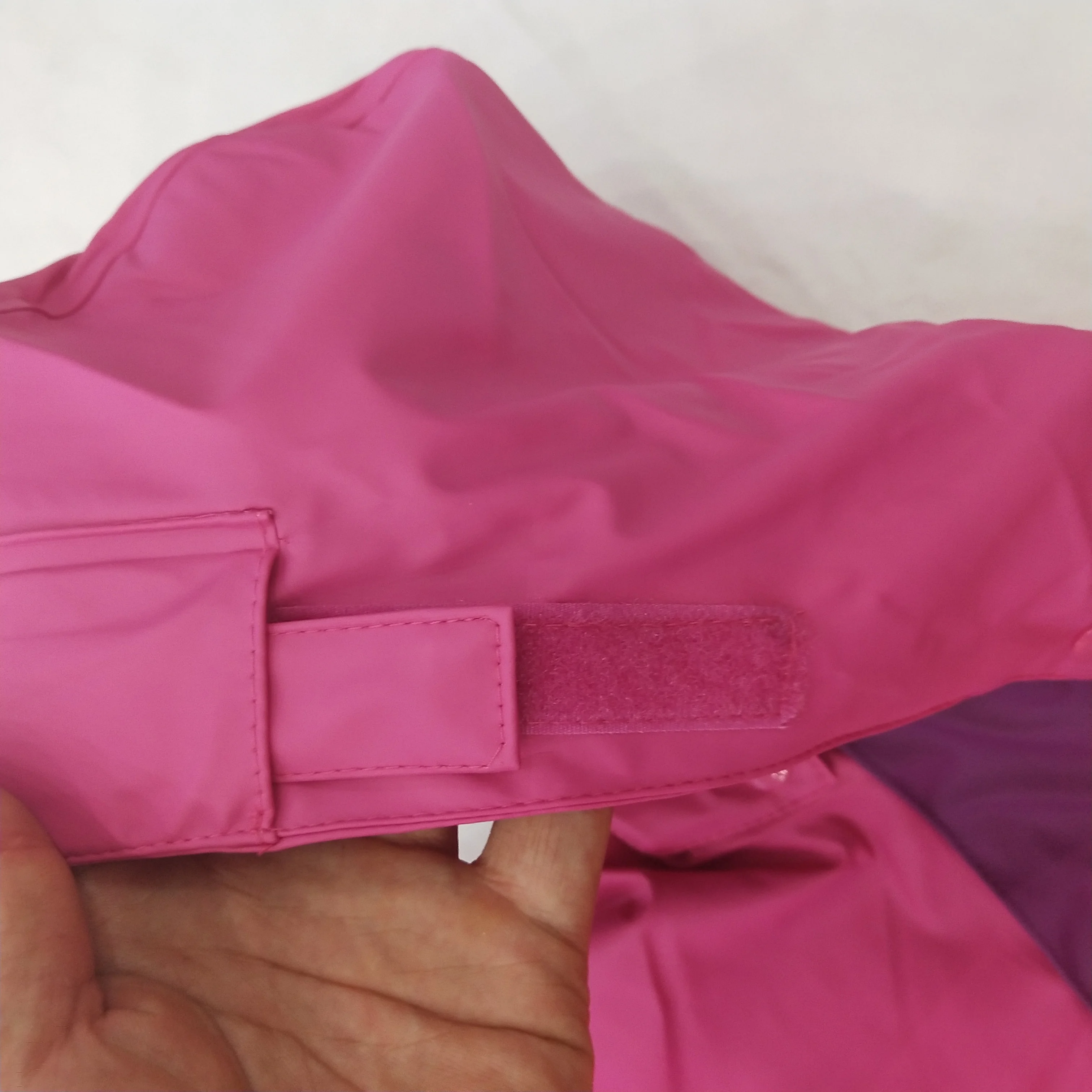 Outdoor waterproof children rainsuit full body 100% PU  clear kids rain suit