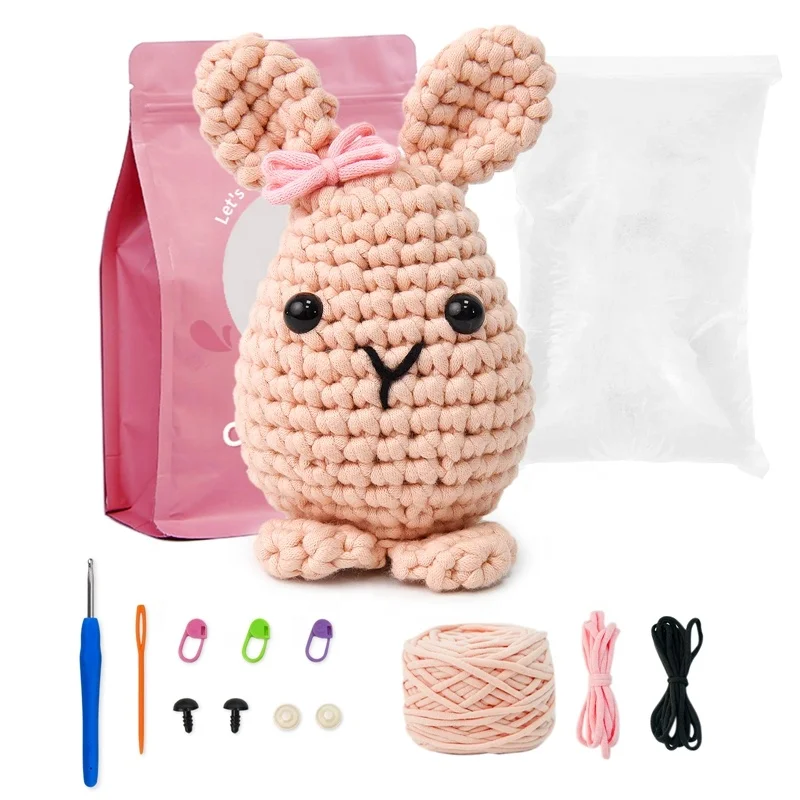 Amigurumi Nautical Animal Sewing Fabric Crafts Hotel Mini Sewing Traveller Starter Animal Crochet Kit Easy For Beginners Adults