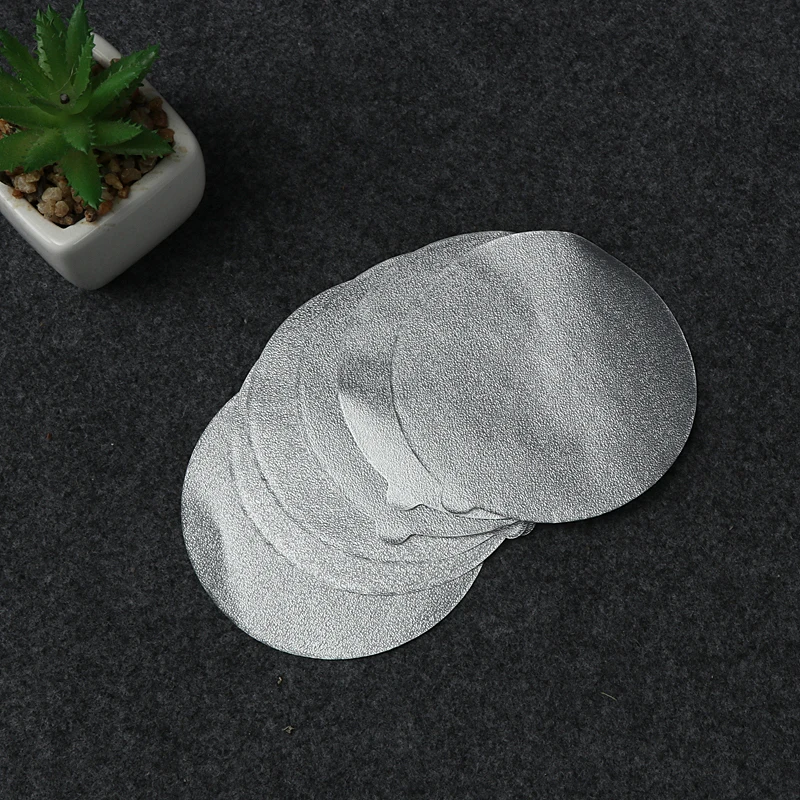 Die Cut Yogurt Cup Silver Aluminum Foil Sealing Lid/Cover