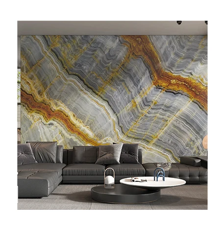 self adhesive waterproof 3d pvc blue marble wallpaper