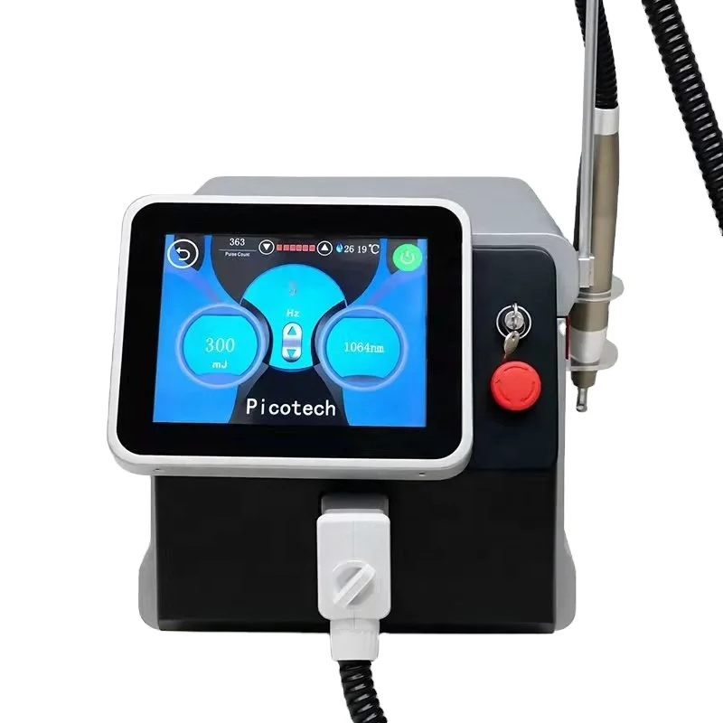 Q switched 1064 nm 755nm 532nm Picosecond Nd Yag Laser winkle removal skin rejuvenation Tattoo Removal machine on sale
