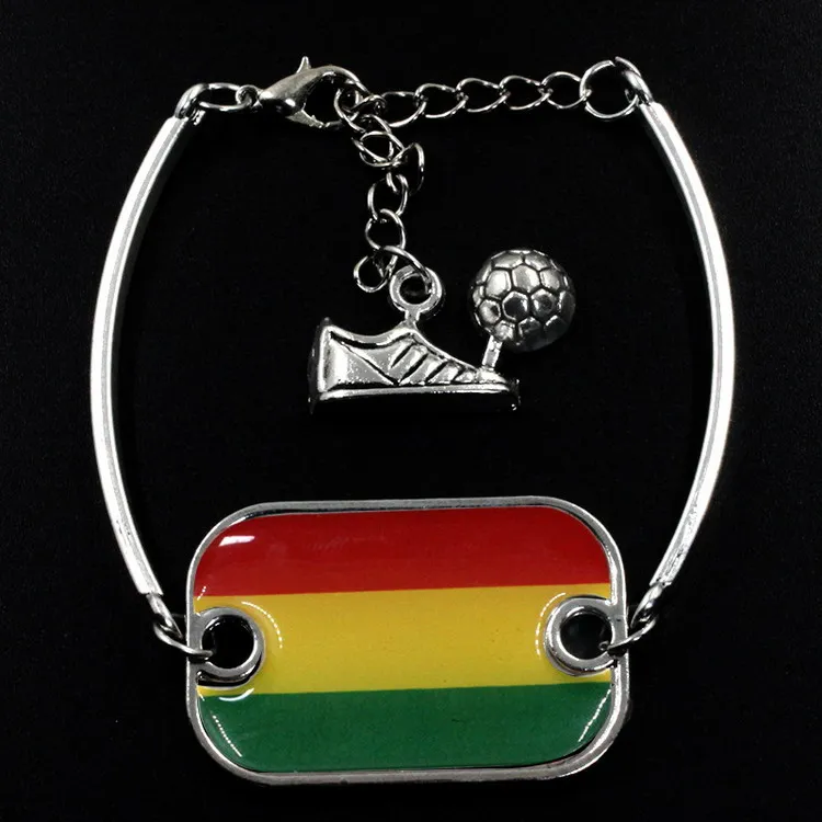 Fashion custom logo Russia Ecuador Australia London tourist souvenir simple female 2024 women bracelet