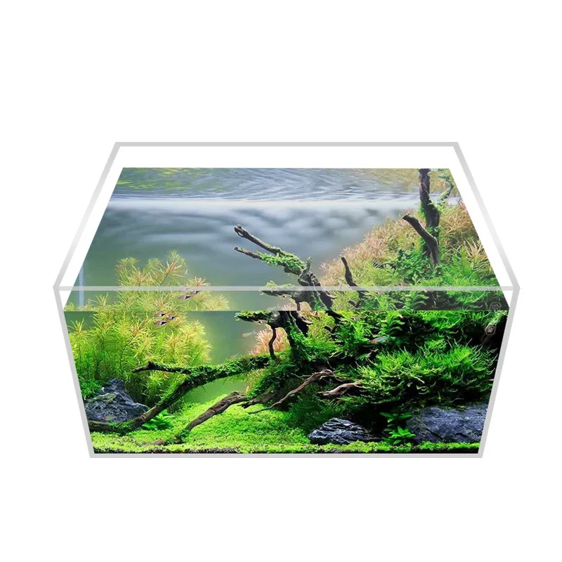 Low MOQ High transparency and anti-drop acrylic fish tank