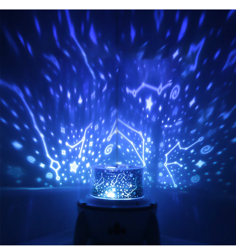Проекционная лампа RGB с пультом дистанционного управления Фэнтезийный детский ночник usb-проектором звездного неба новый дизайн