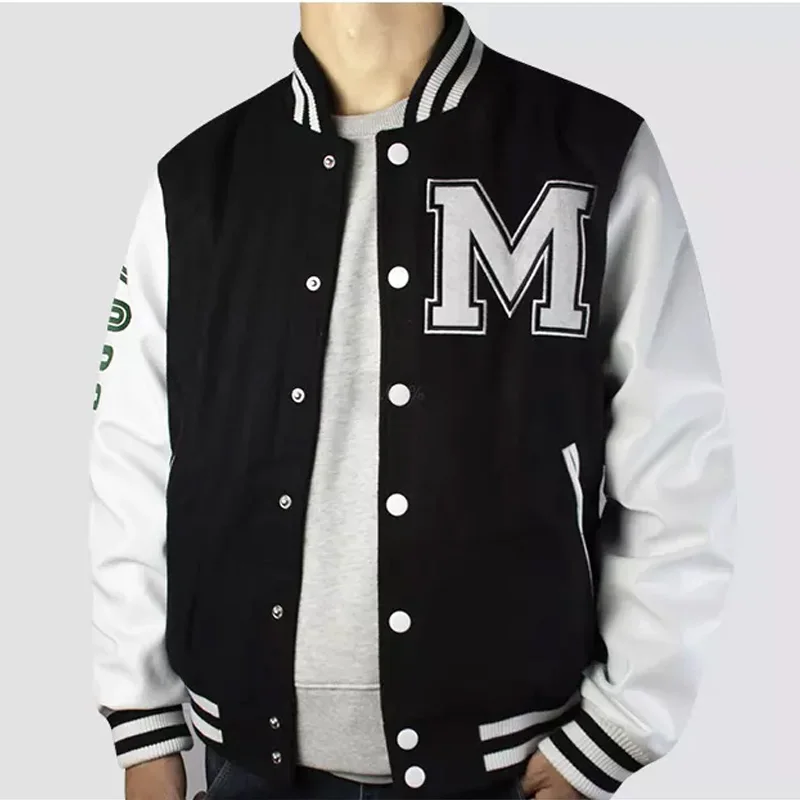 Оптовая продажа осенняя мужская стеганая куртка с вышивкой chaquetas para hombres двухцветная