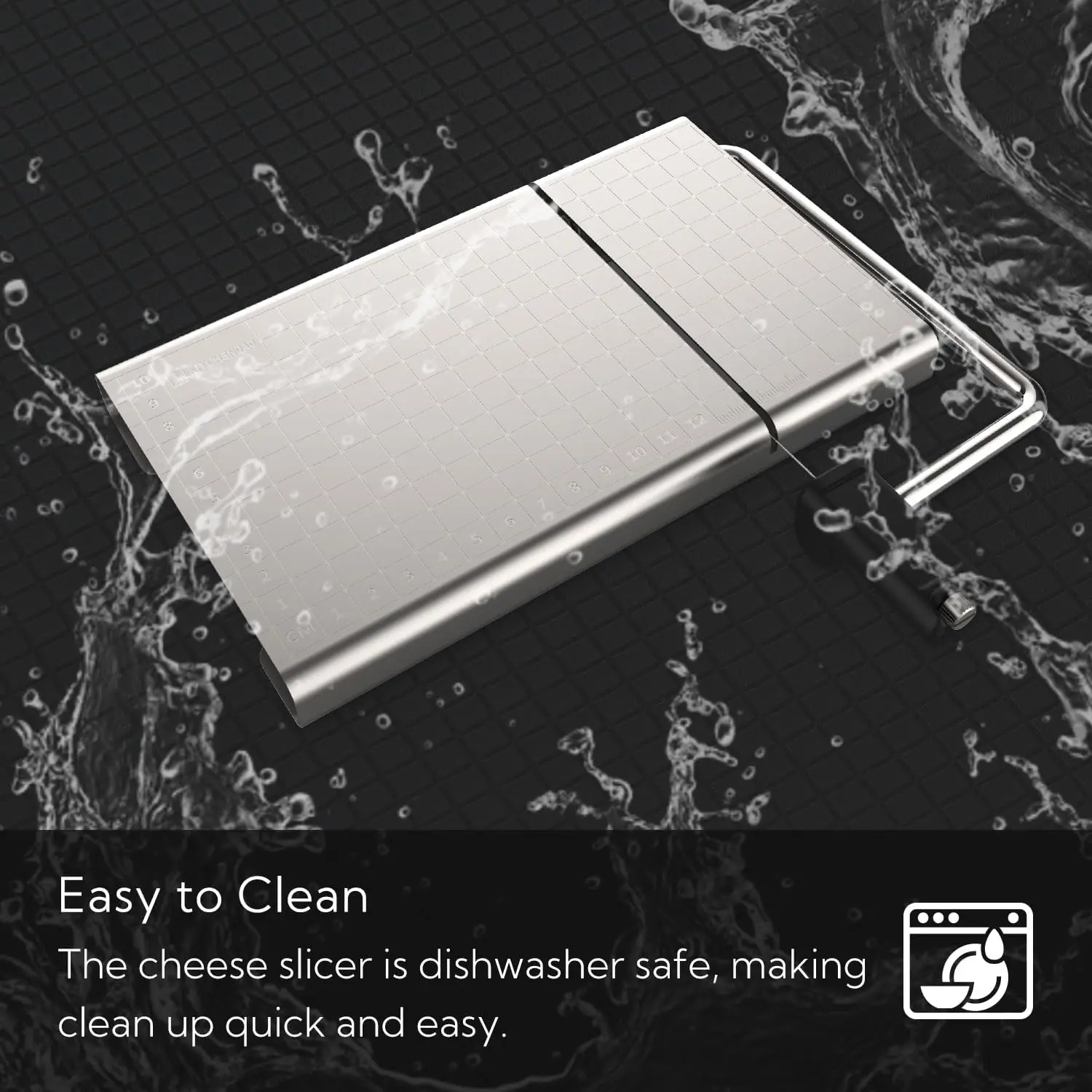 Raybin manual rotary meat vegetable cheese food wire cutting plate stainless steel wire cheese slicer board with slicer